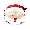 Tache Squishy Light Up Glowing Christmas Santa Claus Microbead Throw Pillow LED Lights