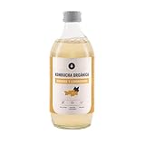 PLANETA HUERTO | Kombucha ECO de Jengibre y Lemongrass 330 ml – Bebida Probiótica Baja en Azúcar, Naturalmente Fermentada y Refrescante