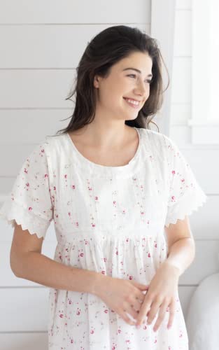 The 1 For U Victorian Nightgown - Women's Nightgowns & Sleepshirts, V Rose, Lg #TOP3