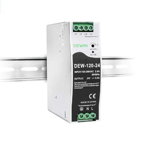 Alimentation sur Rail DIN 24V 120W pour armoire électrique industrielle