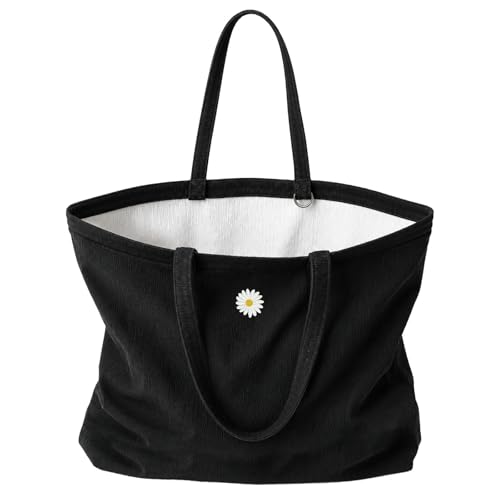 Image of CYD Beach Bag for Women Vacation, Soft Pastel Summer Tote with Shoulder Strap, Foldable Lightweight Pool Carryall, Open Top 16L Tote Bag with Outside Pockets for Beach Essentials and Cruise Trips Fun
