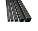 Hong YI 4pcs Tube carré de Fibre de Carbone de 3 mm 4 mm 5 mm 6 mm 8 mm 10 mm (Longueur 500 mm) Tube carré/Fibre de Carbone Tige carrée/Carbone Tube carré Drone Pièces de Rechange