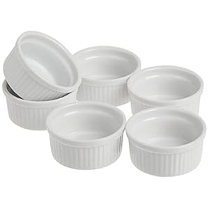 Norpro 3oz/90ml Porcelain Ramekins, Set of 6