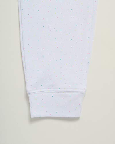 Bebe Girls' Sweatpants – Basic Active Fleece Jogger Pants (Size: 4-7), Size 7-8, White #TOP3