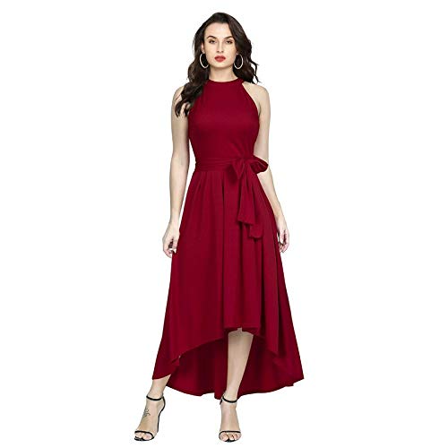 GirirajEnterprise Women Exclusive Designe Rayon Gown (Giriraj-Deltin S-27 Maroon)