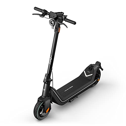 NIU Elektrische Scooter voor Volwassenen, Lang Bereik 50km, Topsnelheid 25km/h, Dek, Bredere Banden en Stuur, Opvouwbaar en Draagbaar voor op Reis (KQi3 Pro)