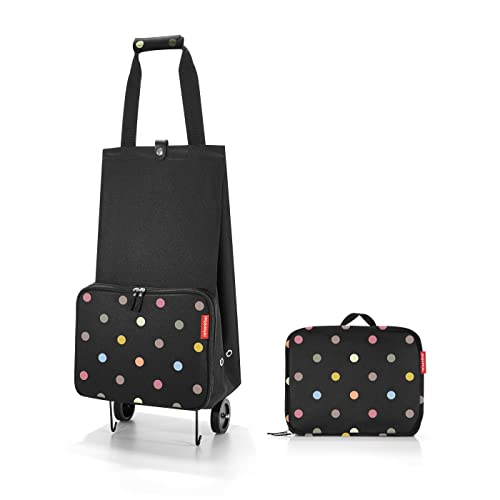 reisenthel foldabletrolley in Dots – Faltbarer und platzsparender Trolley für Spontaneinkäufe – Aus wasserabweisendem Material – Bild 3