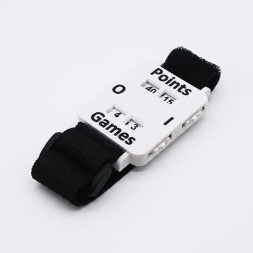 Contador de Puntuación para Muñeca para Tenis y Pádel – Dial Mecánico con Correa Ajustable | Diseño ligero y portátil ideal para entrenamiento en la cancha, partidos competitivos, entrenamiento y arbitraje. Pantalla clara miniatura 1