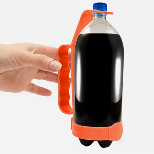 Poignée pour bouteille en plastique rigide contre le glissement des boissons - 3