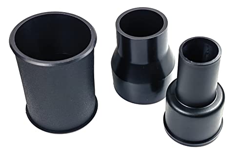palart 3 Piece Vacuum Adapter Combo Kit Fits Wet Dry Vacuum Cleaners Connector Accessory