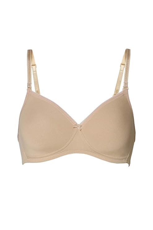 Image of Van Heusen Women's Cotton T-Shirt Bra|16 Hour Comfort|Everyday Bra|Breathable Perforated Cups|Anti Bacterial Tech|Sweat Absorbent|Padded|Wireless|Coverage|No Slip Soft Straps|Detachable Straps