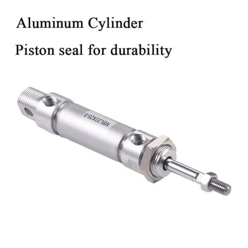Mini cylindre pneumatique double effet MBL25 course 50mm avec fixation CA - 3