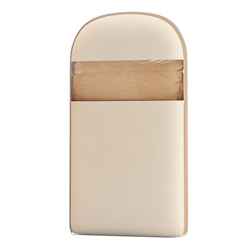 3 Pack Breathable Clothes Covers with Zip,Garment Bags Storage 5.91 inch Gusseted Suit Protector,Dustproof Hanging Bag Jacket Coat Shirts for Wardrobe,Beige_95x58cm