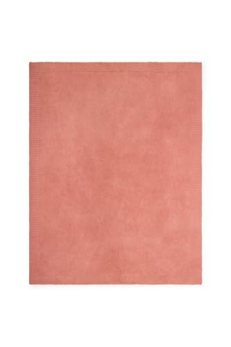 Image of Barefoot Dreams CozyChic Throw, Rosy Blush, 54 inchx72 inch