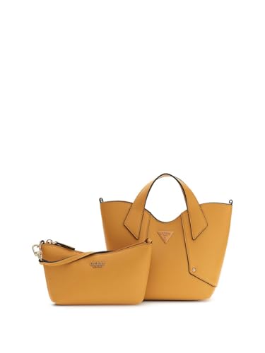 Sac bandoulière GUESS Darcy Mini Tote ambre abricot petit format