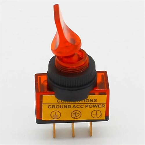 Interrupteur bascule 12V 20A : sécurisez vos circuits de voiture avec LED