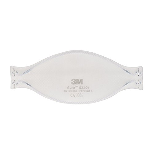 3M Aura 9320+ adembeschermingsmasker, comfortabel masker met optimale aanpassing aan het gezicht, wegwerpmasker met… - Image 3