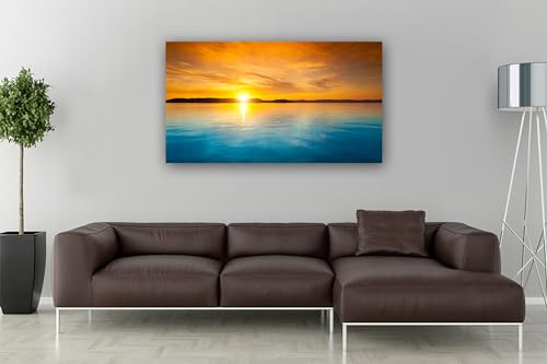Toile murale de plage pour mur vide - Impression paysage mer 30x54cm - 2