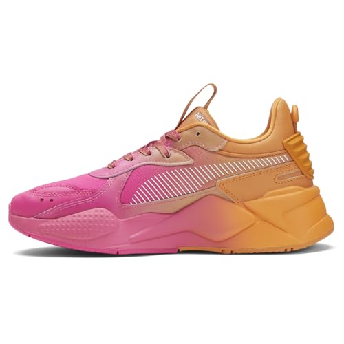 PUMA Womens Rs-X Faded Gradient Striped Logo Lace Up Sneakers Shoes Casual - Pink, Purple3