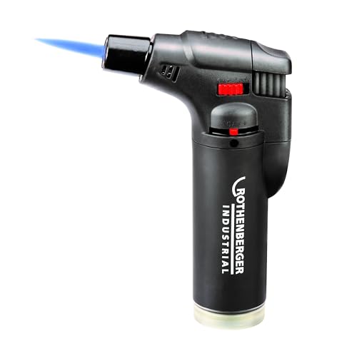 ROTHENBERGER Industrial Sturmfeuerzeug | Universalbrenner | Lötbrenner | wiederbefüllbar...