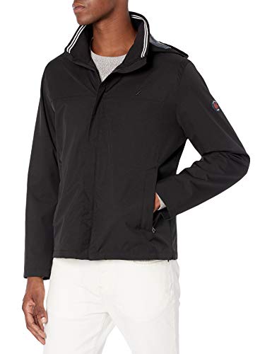 Nautica Men's Hooded Bomber Jacket