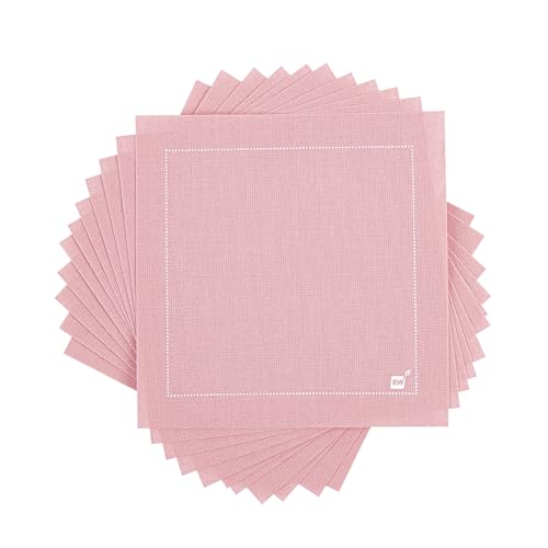 Serviettes en papier rose cocktail Napluxe écologiques et douces x500