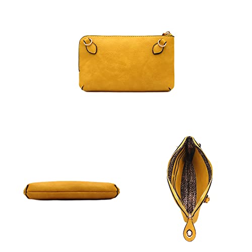 LOVESOME Women's Small Crossbody Bag Wristlet Clutch - Image 4