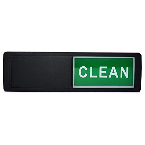 JINSHUN Dishwasher Magnet Clean Dirty Sign Non-Scratching Magnet and 3M Adhesive Stickers Shows