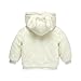 Mud Kingdom Baby Boys Fleece Jacket Reversible Cozy Sherpa Lined Full Zip Hoodie Thick Warm Outerwear Beige 12-18 Months