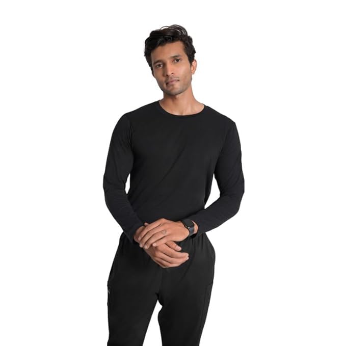 ScrubStory Mens Full Sleeve Underscrub | Anti Odour | Underscrubs for Doctors Male, Nurse, Lab, OT Professionals (M, Black) (B0DFPRWV1C) Amazon Price History, Amazon Price Tracker