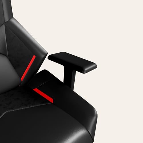 Image of Interio by Godrej Venox High Back Synthetic Leather Ergonomic Gaming Chair (Black) 1-Year Warranty, 3D Armrest, Magnetic Lumbar and Headrest Adjustable