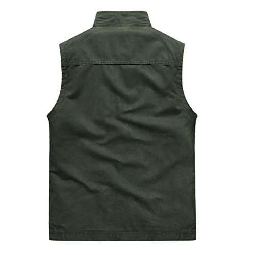 Chaleco de ocio al aire libre para hombre de algodón cómodo 7