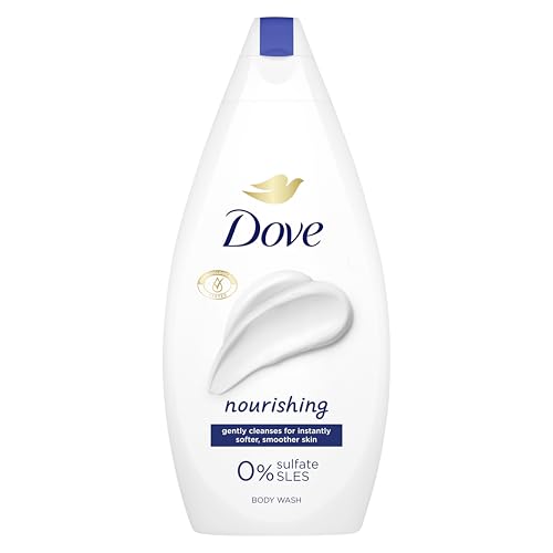 Dove Nourishing Body Wash Soft Smooth Creamy Gentle Skin Cleanser Pack 6 x 450ml