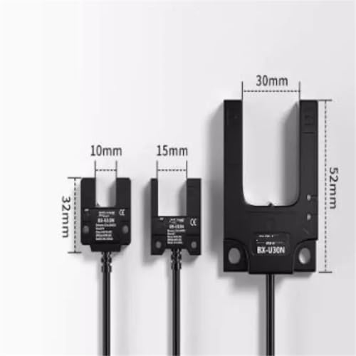 Sensor en U contra fallos de posición interruptor fotoeléctrico NPN de 15 mm BX-U15N 4