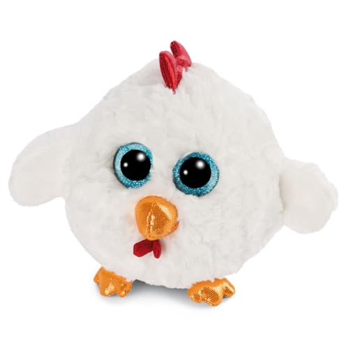 NICI Glubschis: El Original – La gallina Henlou de Glubschis 15 cm – Animal de Relleno con Grandes Ojos Brillantes – Suave Juguete Esponjoso para los Amantes de Juguetes tiernos