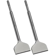 Firecore 2Pcs SDS Plus Chisel 3-inch Wide Cranked Angled Bent Tile Removal Chisel Tool 3X10 FS18310