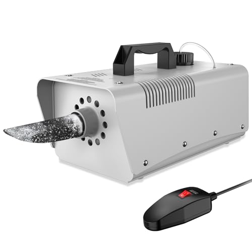 Wisdomlit Snow Machine, 650W Snow Maker Machine, Durable Fake Snow Maker