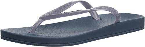 Ipanema Anatomica Tan Fem, Chanclas Mujer, Blue/Silver, 39 EU