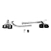 Produktbild EKEGUY Auto Auspuffrohr Für Mercedes Für Benz W204 C200 C180 C260 C63 2008-2013 Edelstahl-Auspuffrohr-Schalldämpferspitze Auspuff Endrohre (Color : Black 26cm)