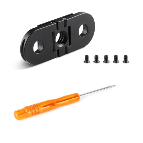 Image of HSU Replacement Folding Fingers Compatible with GoPro Hero 12 /11 /10 /9 /8 Black Max, Replacement Adapter Mount with 1 /4 Tripod Connector Port for Housing Handle Monopod Mount