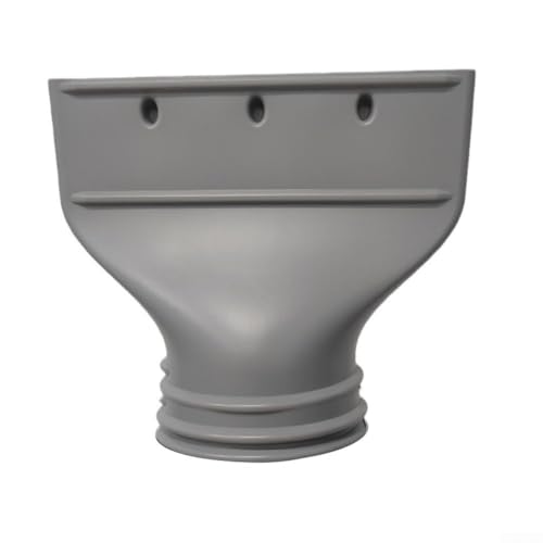 UrbanHui Adaptador de ventana de manguera plana con 4 pestañas de bloqueo para una fácil instalación, apto para aire acondicionado y escape de secadora, ventilación compacta de 5 cm