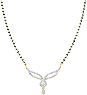 Diamond Mangalsutra - Exquisite Traditional Design with Brilliant Diamonds, Premium Metal Setting, Adjustable Chain for Comfortable Fit, Perfect for Special Occasions-picture-47