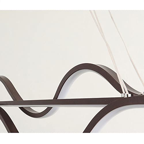 Plafonnier LED moderne linéaire en aluminium à hauteur réglable - 3