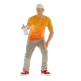 CRDARAAV Resin Race Medal Maßstab 1:64 Figuren Diorama orange T-Shirt Junge
