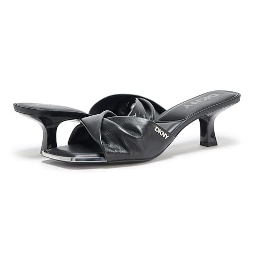 DKNY Women's Jolaine Twist Heel Sandal Mule Heeled3