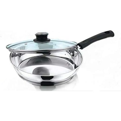 Vinod Stainless Steel Frying Pan with Lid Cover