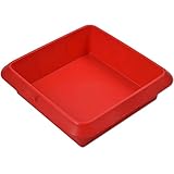 Non-Stick Square Cake Pan - Silicone Baking Pan with a Hanging Hole for Convenient Store, Square...