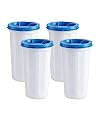 Compatible with New Culligan Pitcher & Dispenser Water Filter Cartridge 4 Count, 5-Stage Advanced Filtration, Reduces Lead, Total PFAS, Mercury, Fluoride & Chlorine by GAMOTH