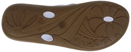 Image of OKABASHI Women's Breeze Flip Flop | Contoured Footbed w /Arch Support for All-Day Comfort | Slip-Resistant & Waterproof | Sustainably Made in The USA