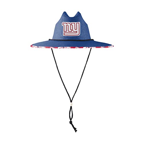 Image of FOCO Men's NCAA College Team Logo Floral Straw Sun Hat